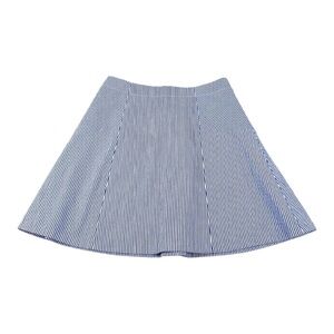 Loft A Line Blue and White Stripped Skirt Size 12